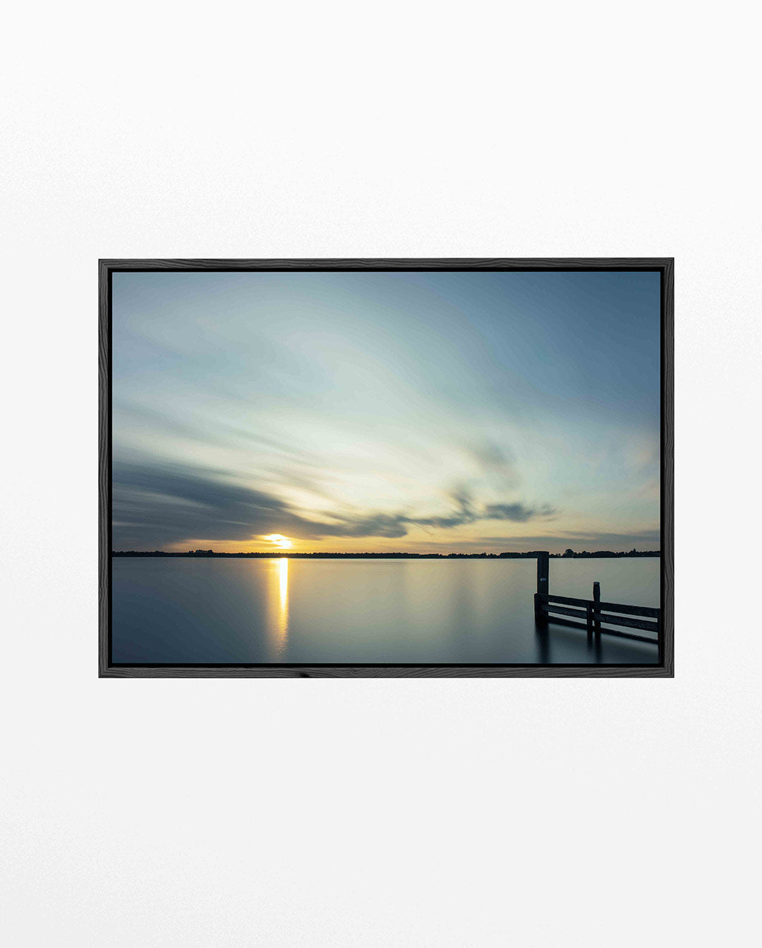 Rustige zonsondergang Kunstwerk