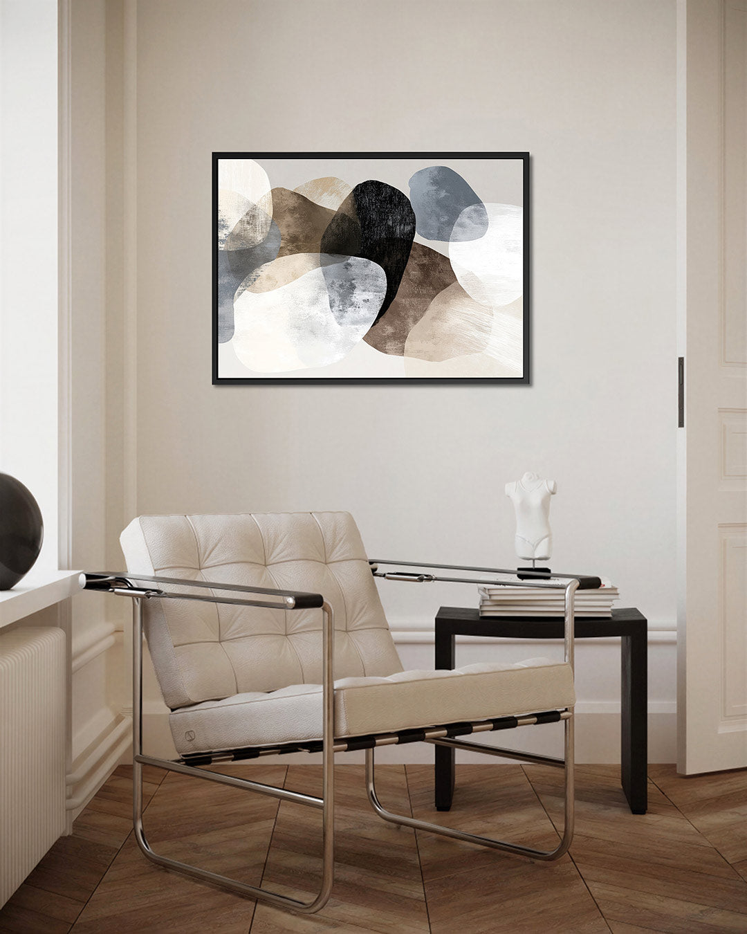 Organische vormen compositie Kunstwerk