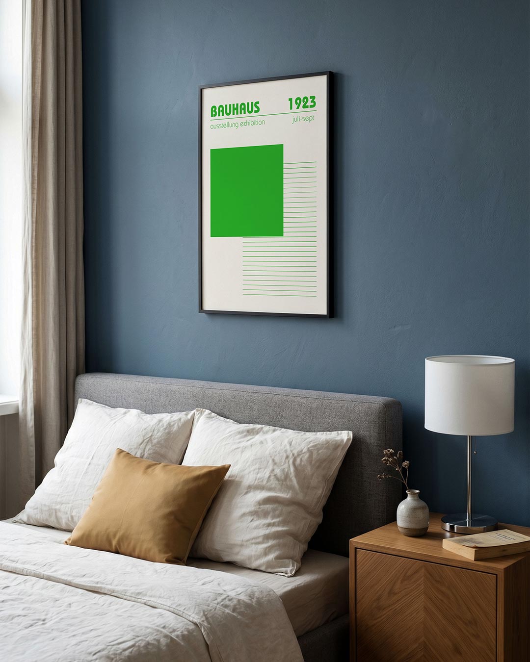 Groene vlakken Poster