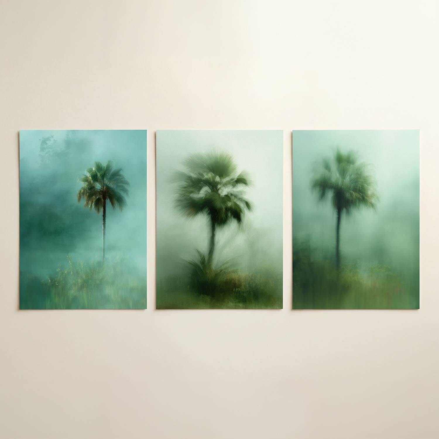 Mistige palm Posterset