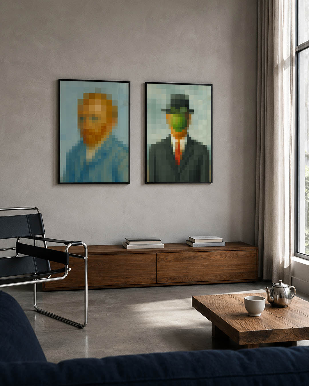 Pixel portret Posterset