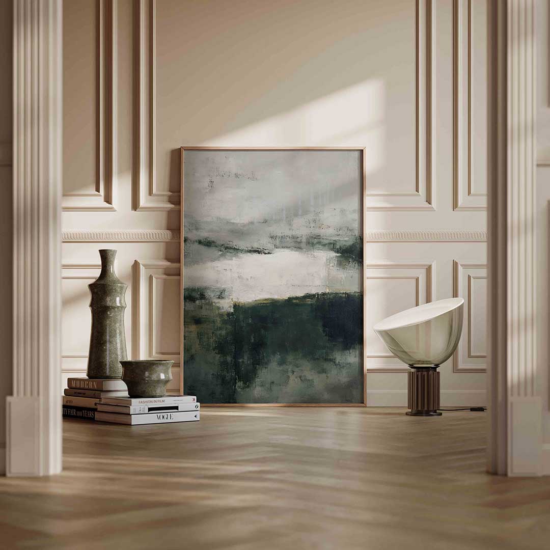 Abstracte landschapsweergave Poster