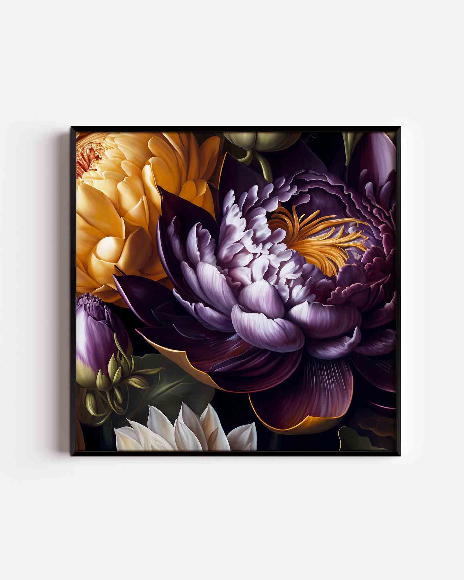 Bloemen in volle bloei Poster