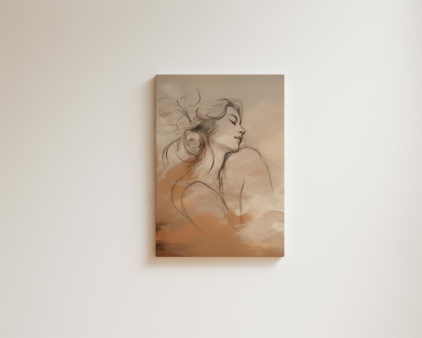 Dromerige Sereniteit Kunstwerk-canvas-dibond-plexiglas-wanddecoratie-WallArtistic