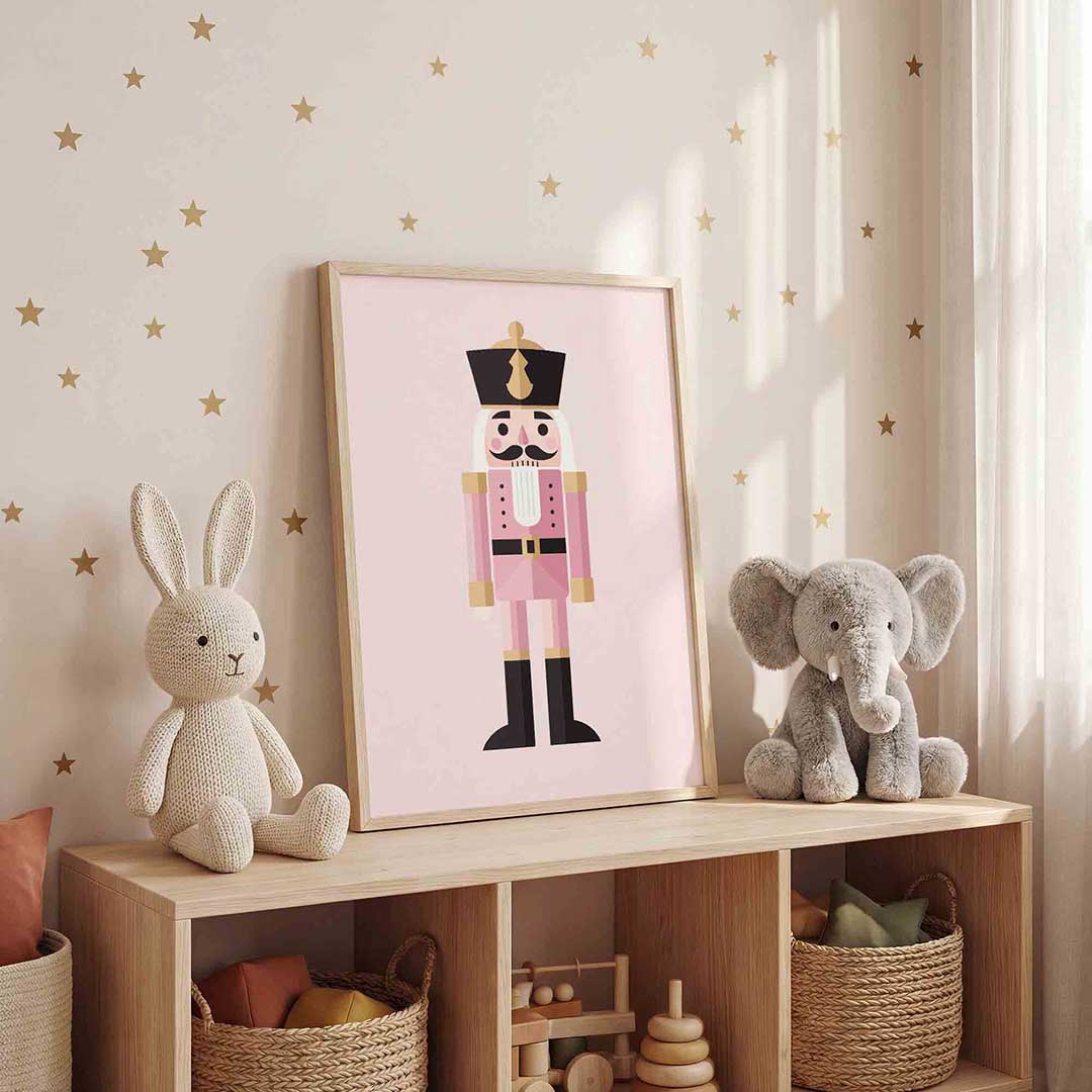 Roze notenkraker Poster