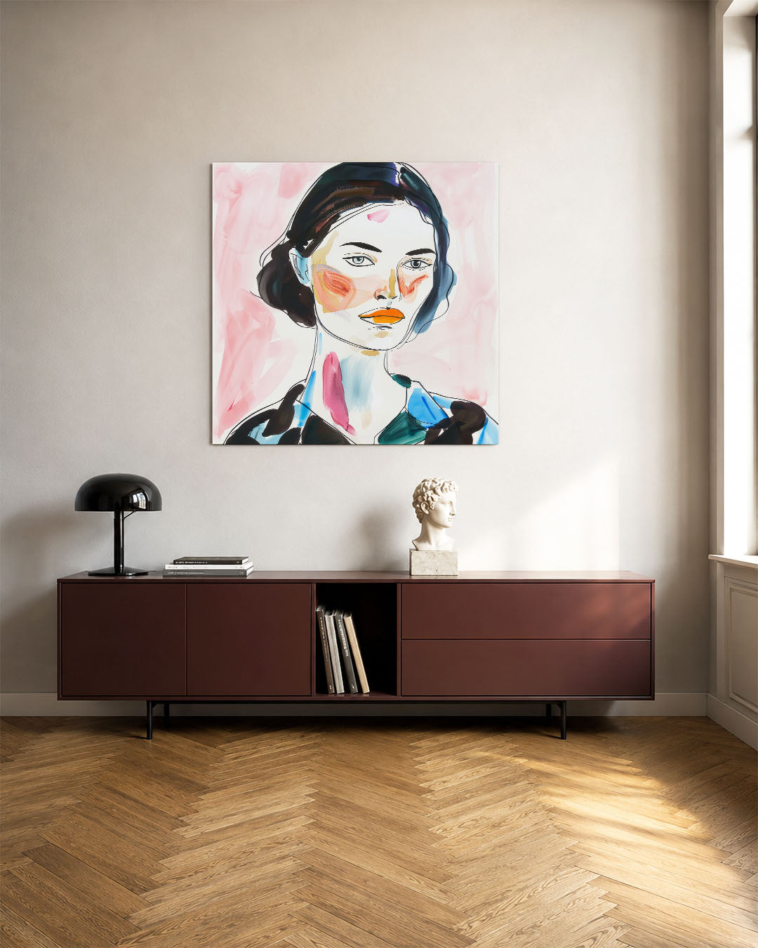 Portretstudie Kunstwerk