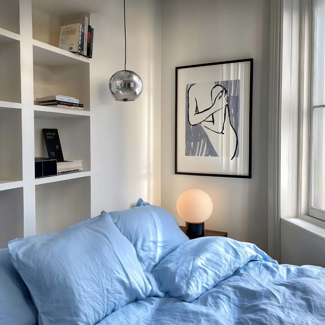 Elegante Lichaamsschets Poster-WallArtistic