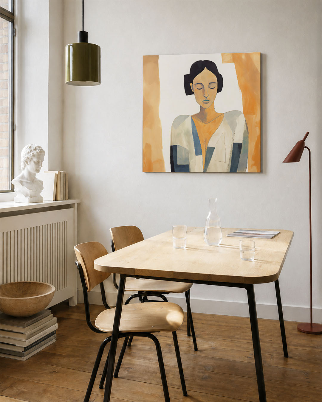 Vrouwelijk portret Kunstwerk