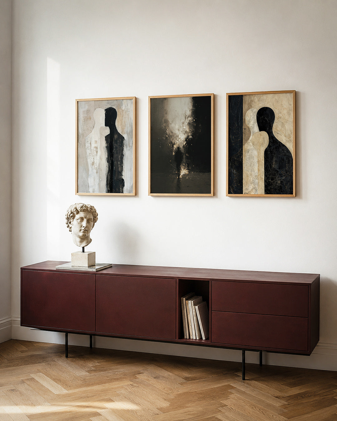 Vorm en contrast Posterset