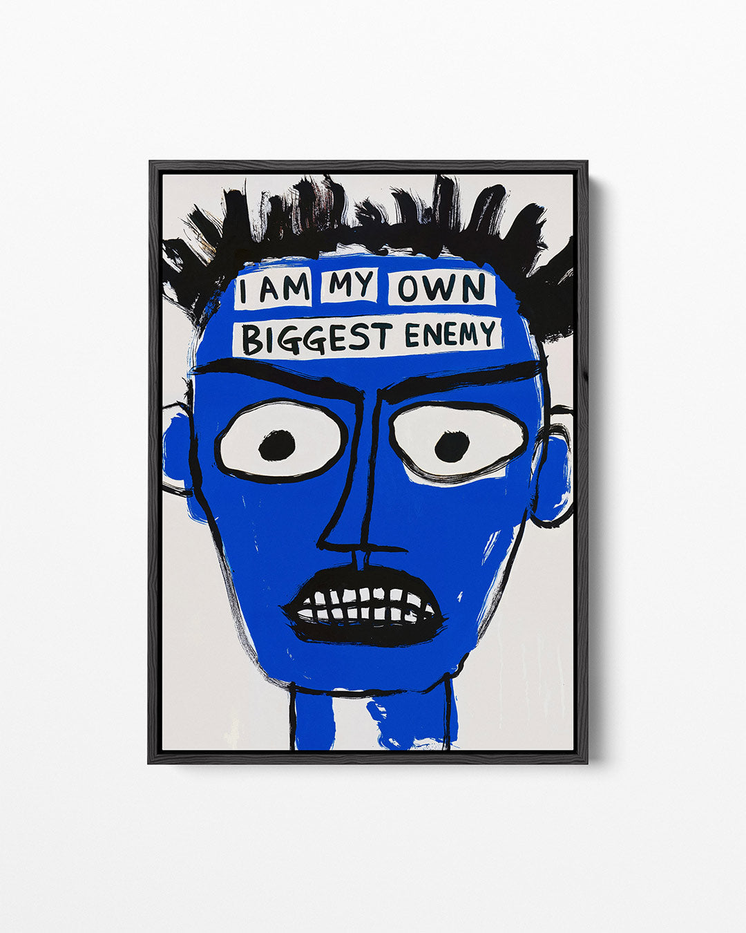 Expressieve gezichtsuitdrukking Kunstwerk