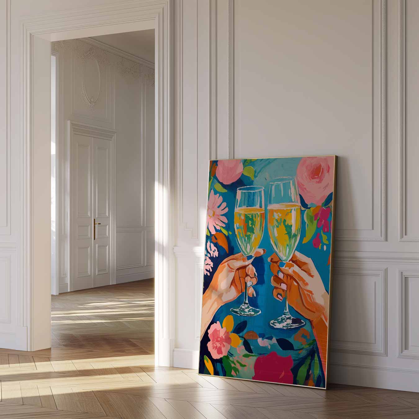 Vrolijke Cheers Poster-WallArtistic