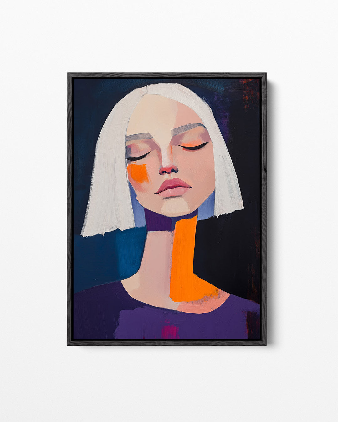 Dromerige portret compositie Kunstwerk