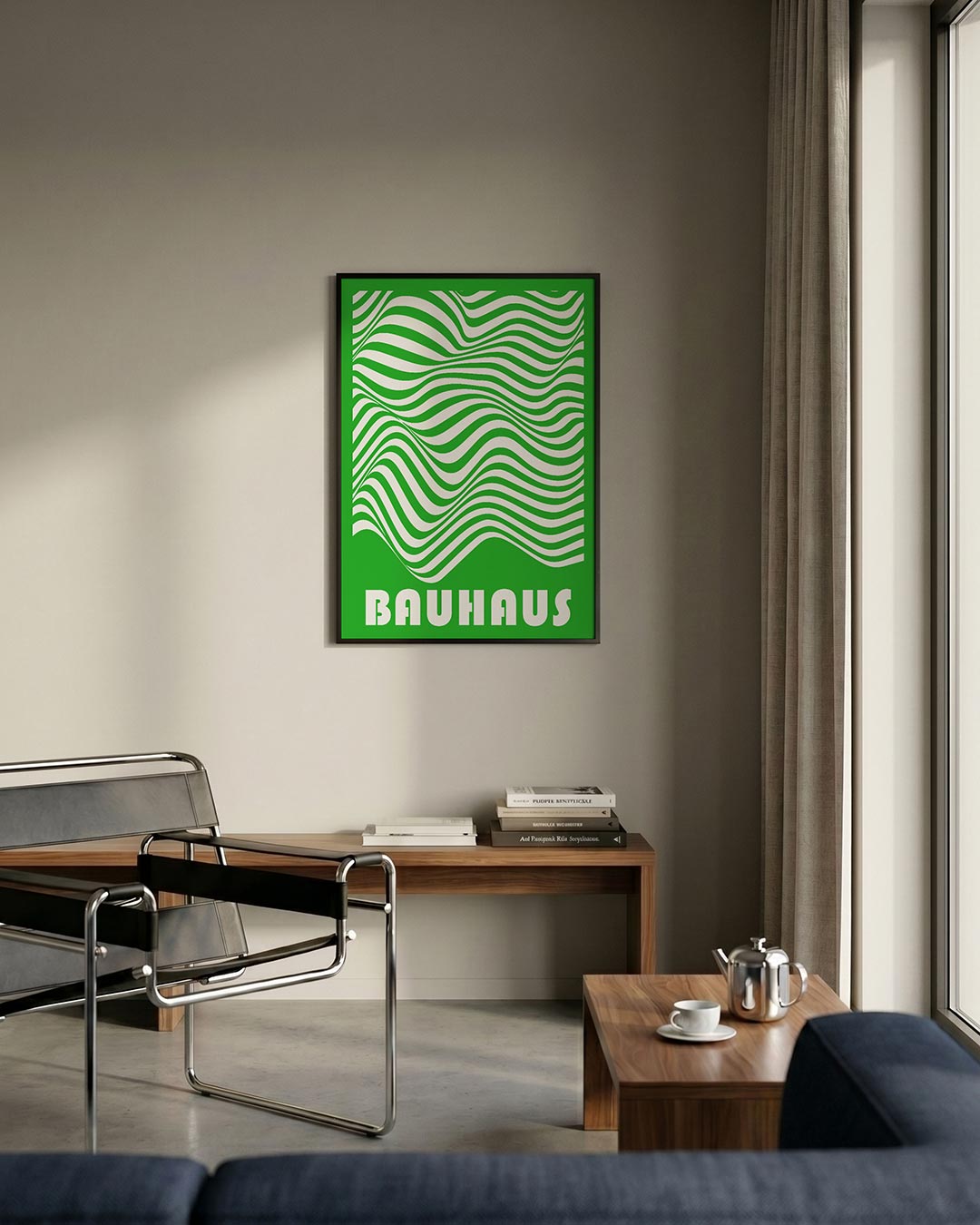 Golvend lijnenspel Poster