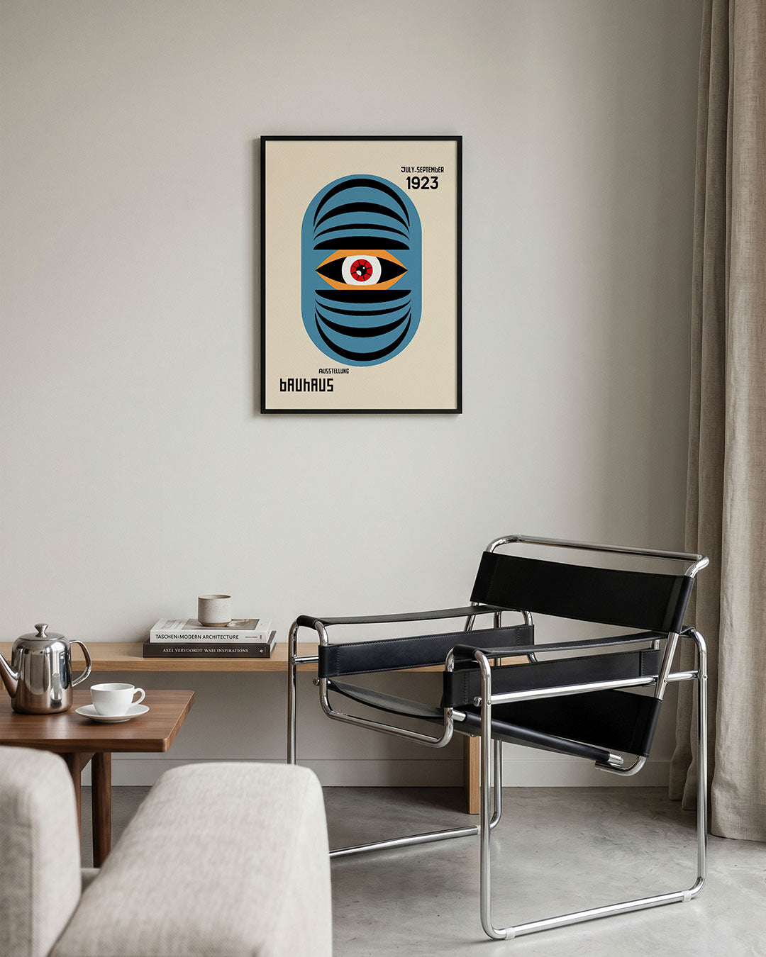 Oog en lijnen Poster