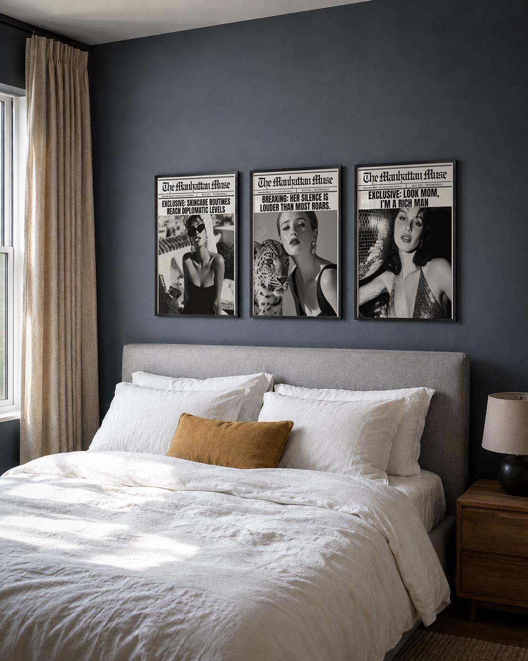 Zwart wit allure Posterset