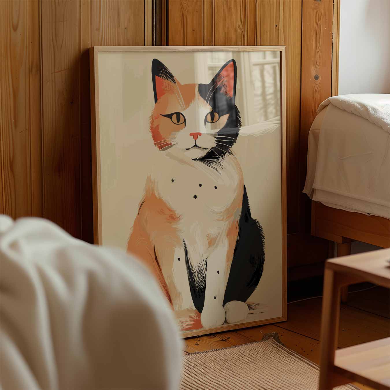 Stijlvolle Kattenposter-WallArtistic