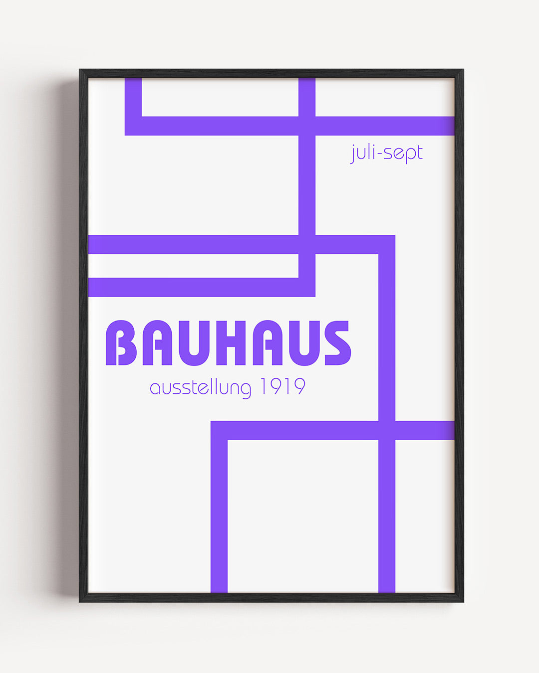 Lijnen en vlakken Poster