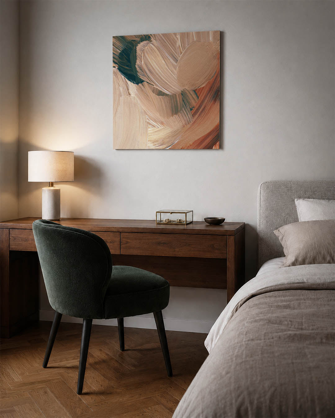 Penseelstreken Kunstwerk