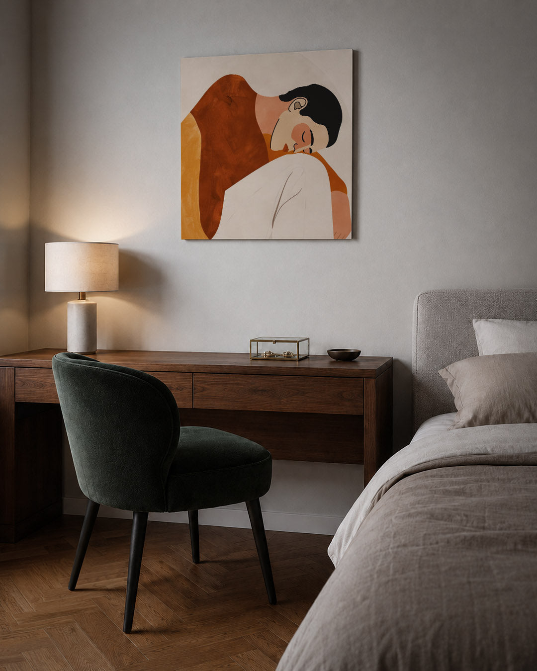 Gestileerde figuren Kunstwerk
