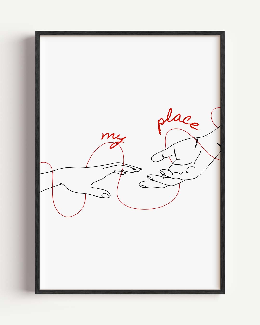 Verbonden Handen Poster-WallArtistic