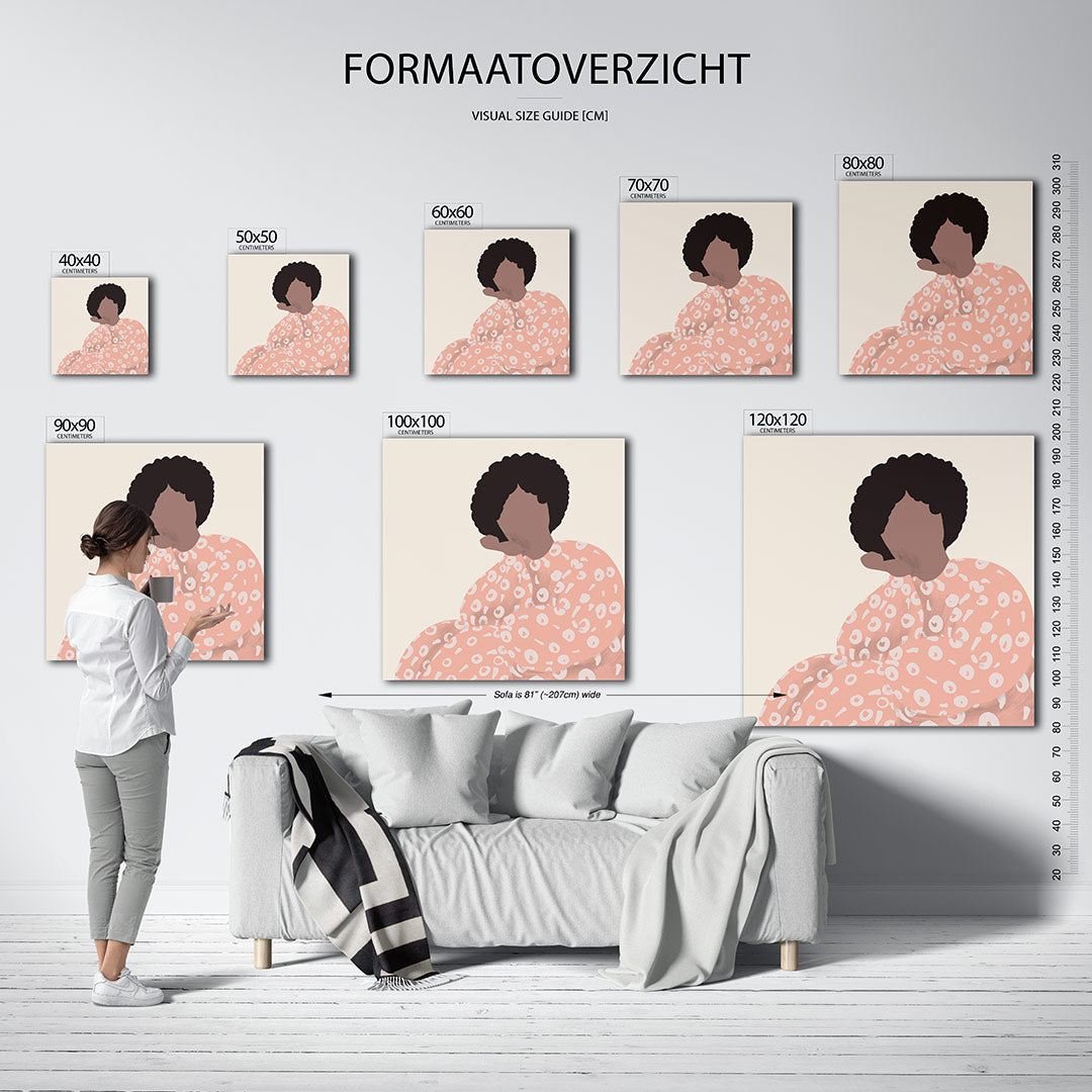 Gestileerde figuur Kunstwerk