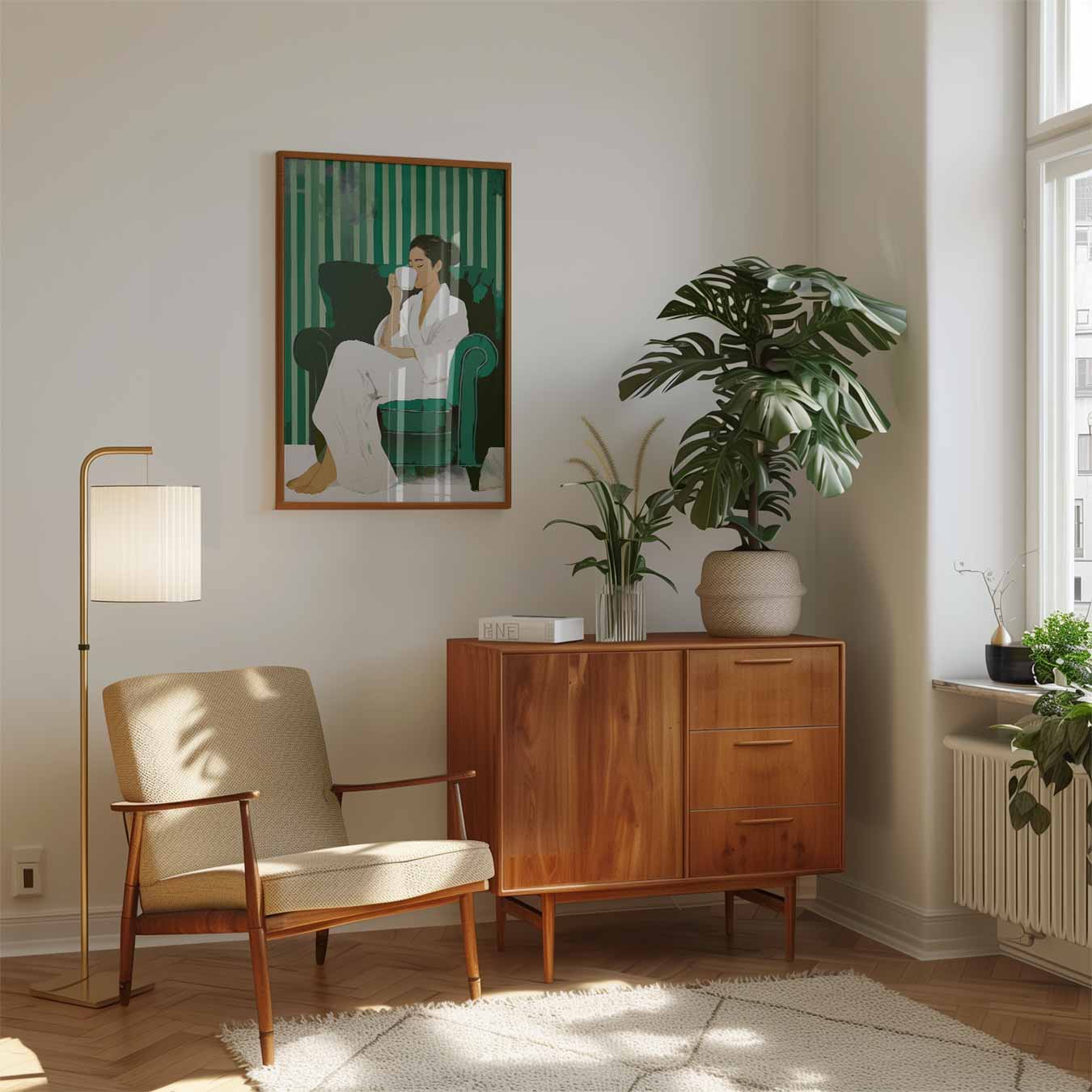 Relaxmoment Poster met Thee Poster-WallArtistic