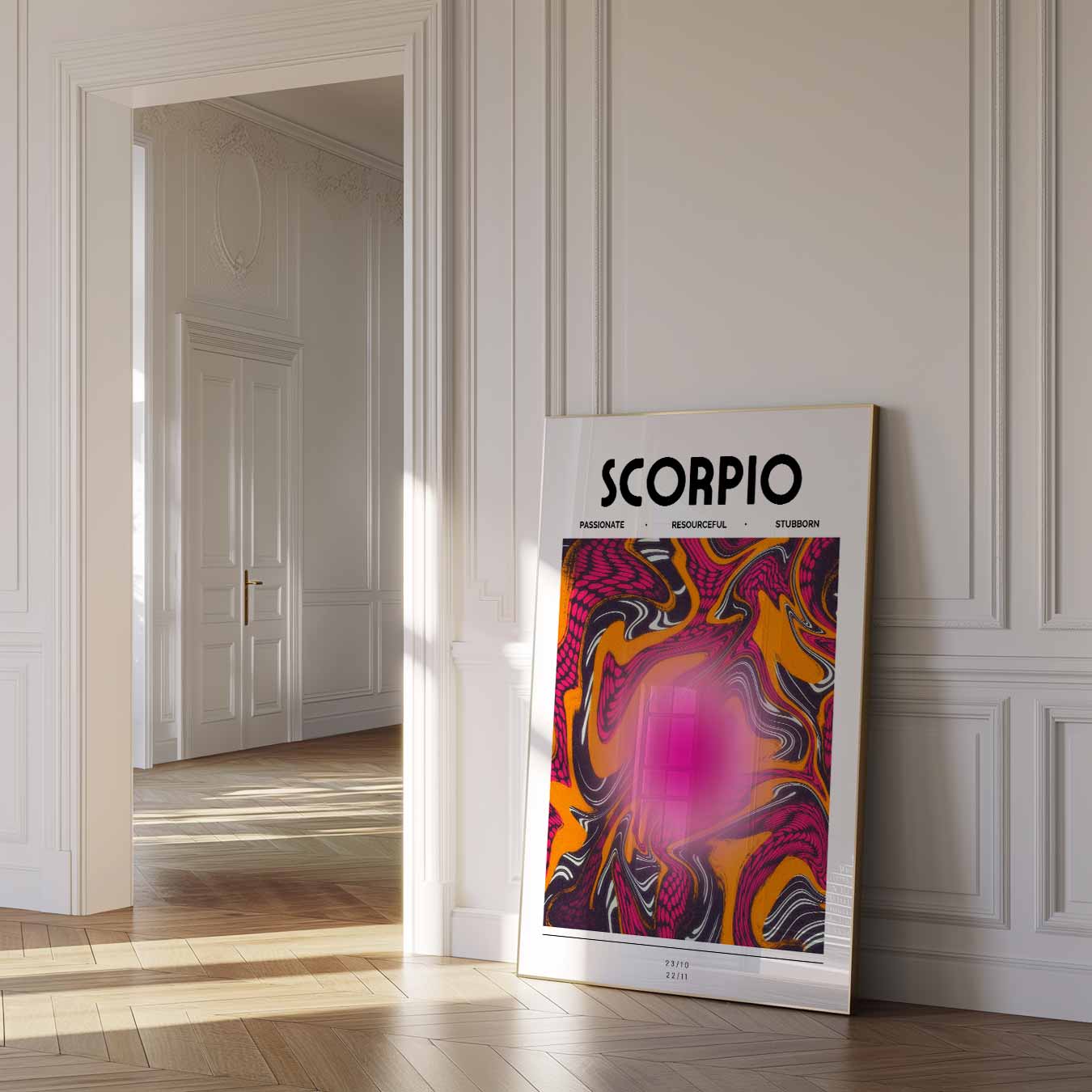 Scorpio Abstracte Poster-WallArtistic