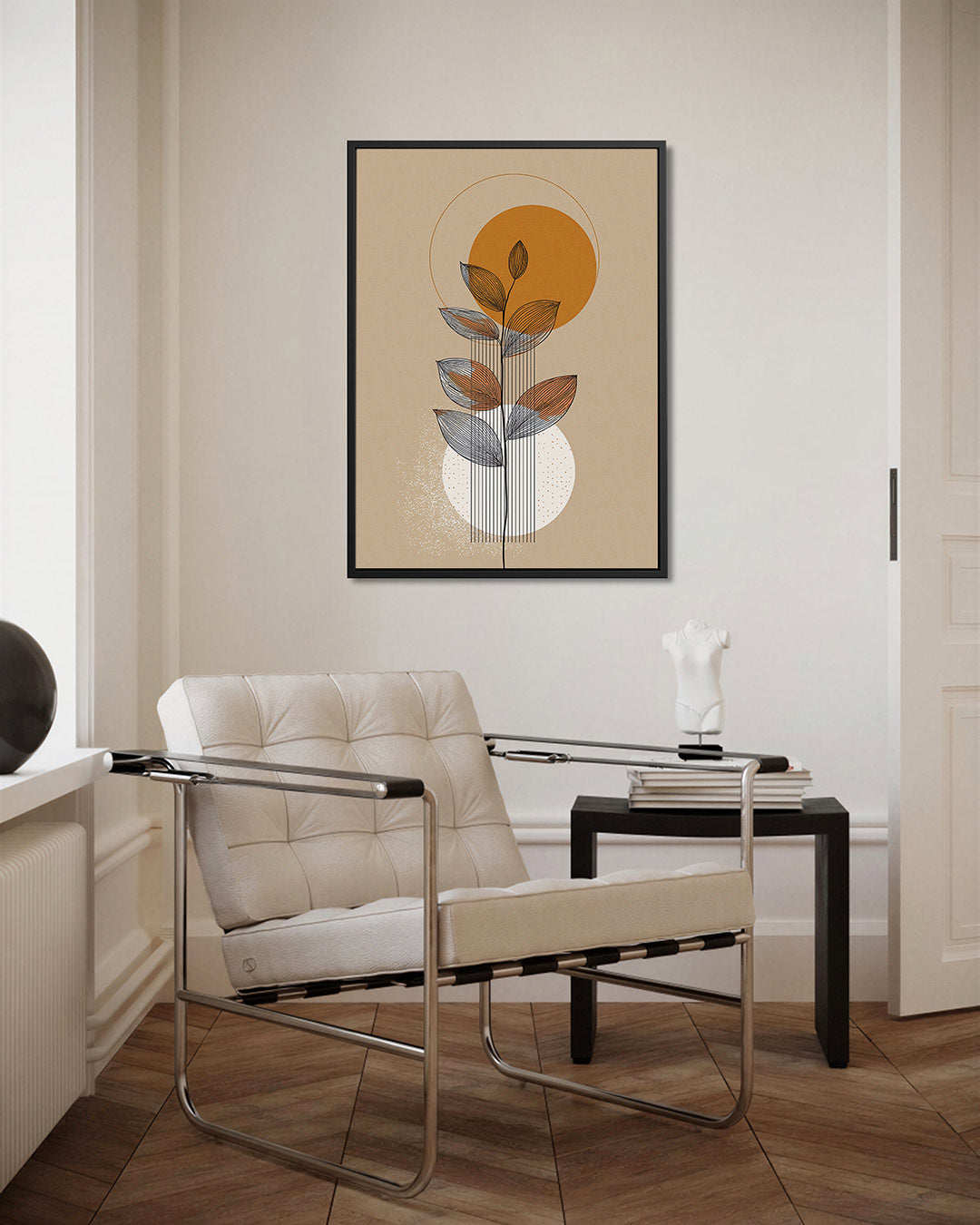 Geometrische natuurvormen Kunstwerk