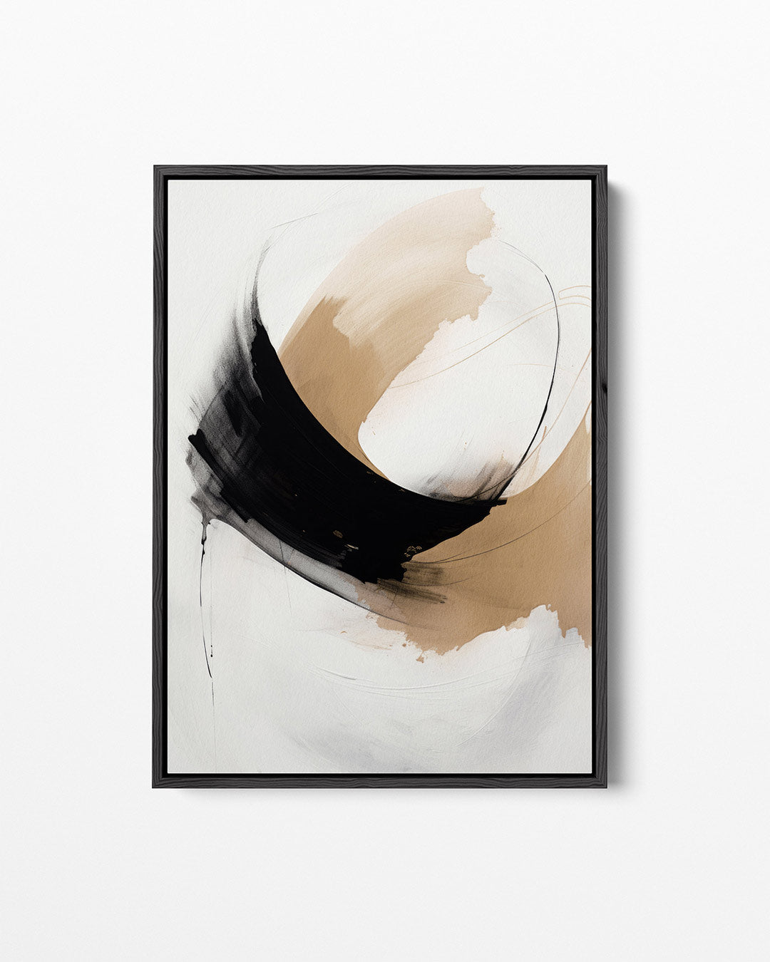 Dynamische borstelstreken Kunstwerk