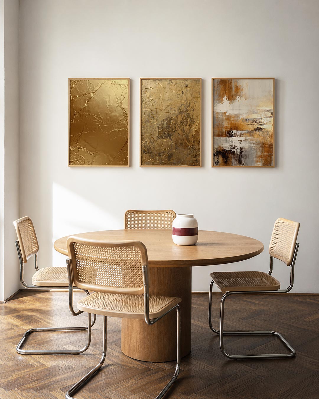 Gouden textuur Posterset