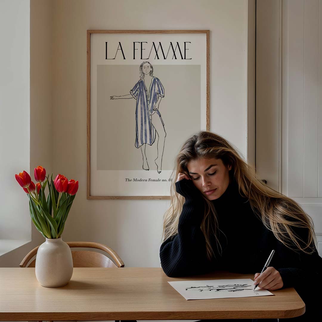 La Femme Moderne Poster-WallArtistic
