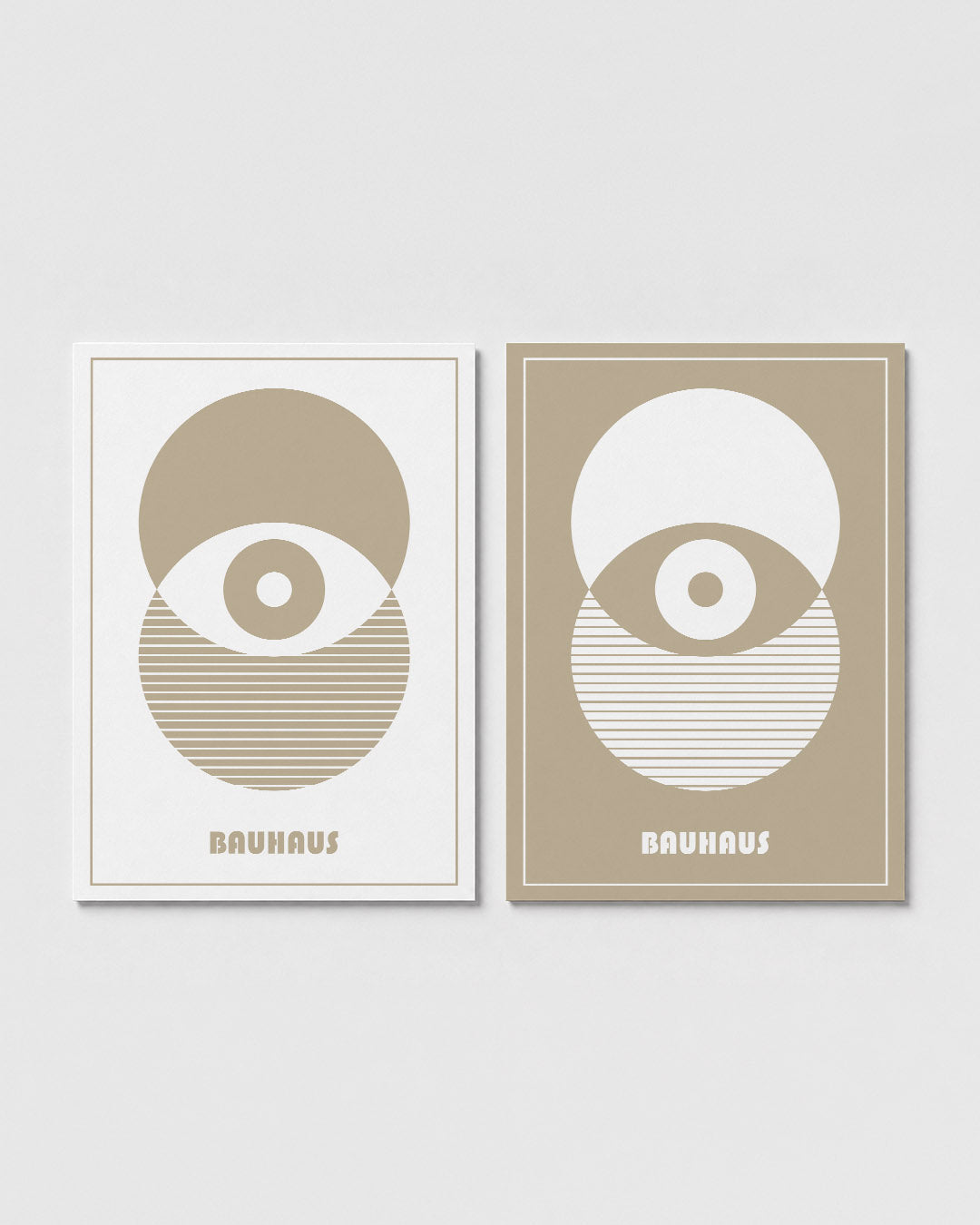 Cirkel en strepen Posterset