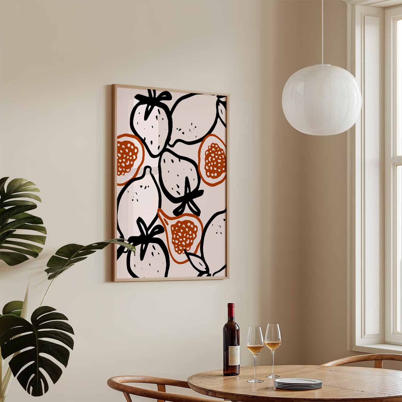 Fruitige Vibe Kunstposter-WallArtistic