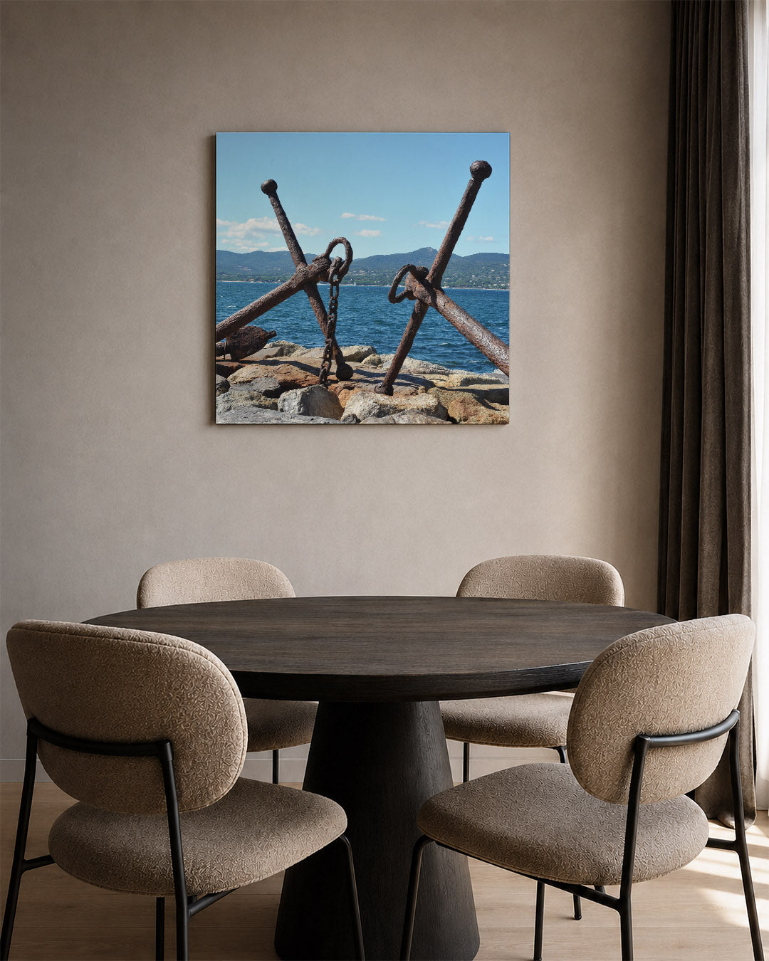 Ankers aan zee Kunstwerk