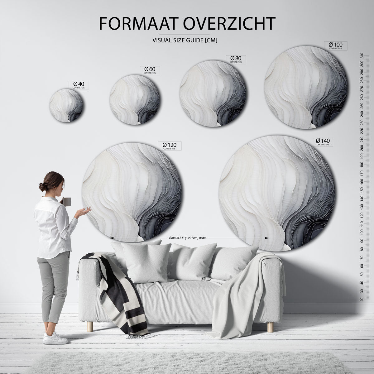 Gelaagde structuren Muurcirkel