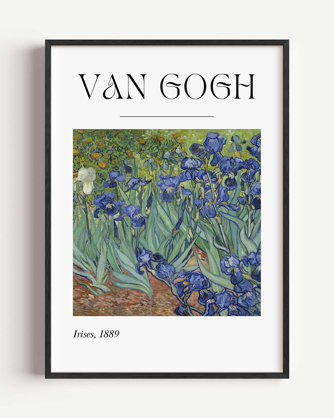 Van Gogh Irissen Poster-WallArtistic