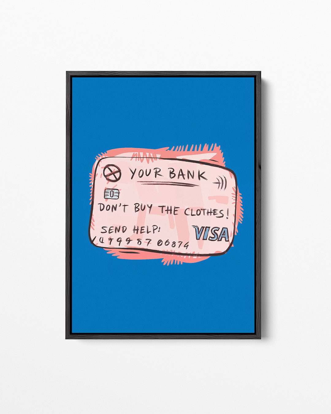 Speelse kaart illustratie Kunstwerk