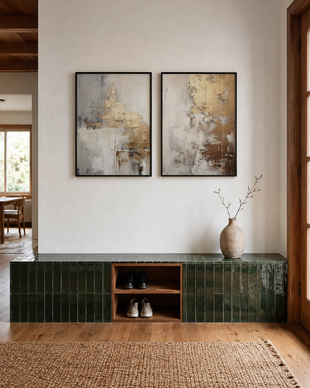 Gouden vervaging Posterset