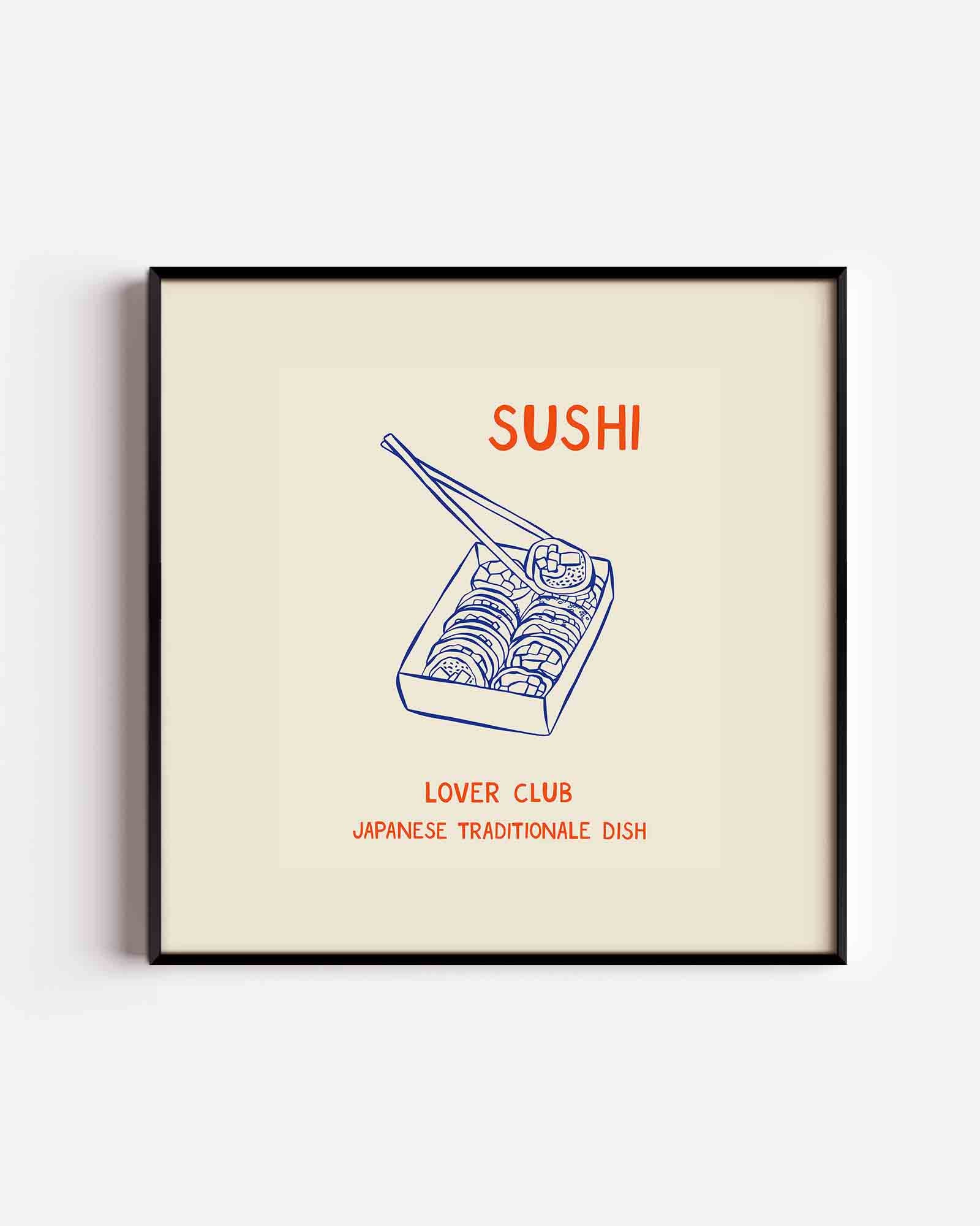 Sushi lover club Poster