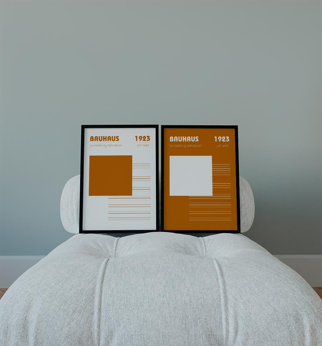 Vlak en lijnenspel Posterset