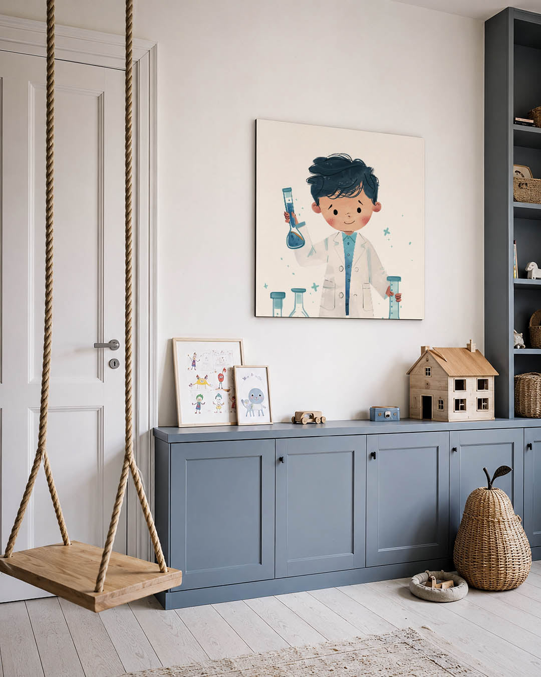 Speelse illustratie Kunstwerk