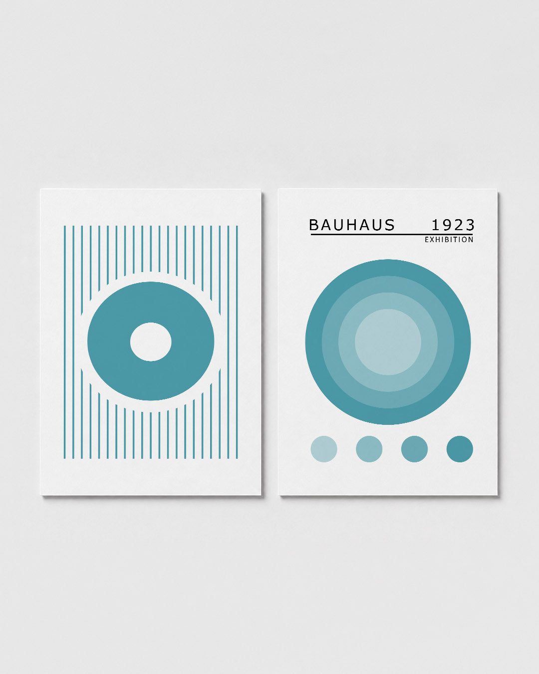 Cirkel en lijnen Posterset
