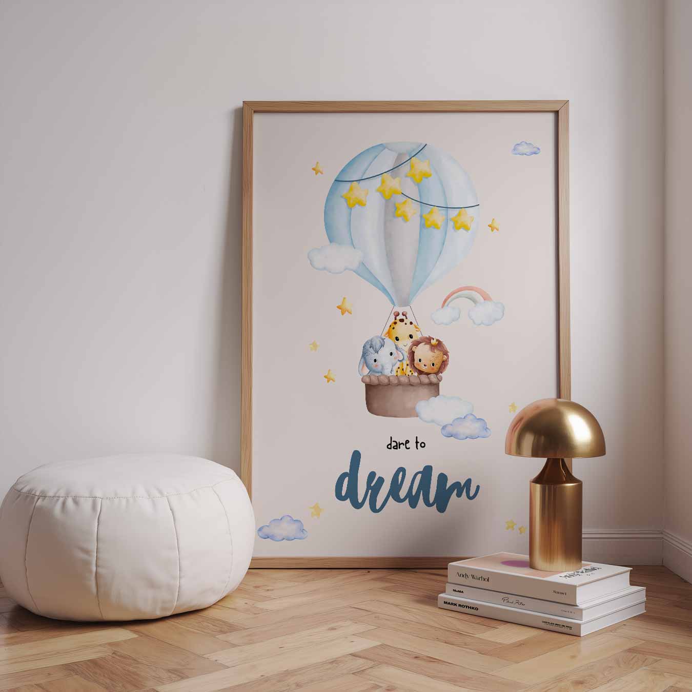 Dromerige Dieren Avontuur Poster-WallArtistic