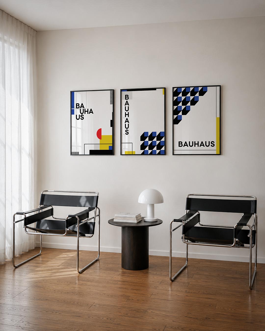 Kleurrijke vlakken Posterset