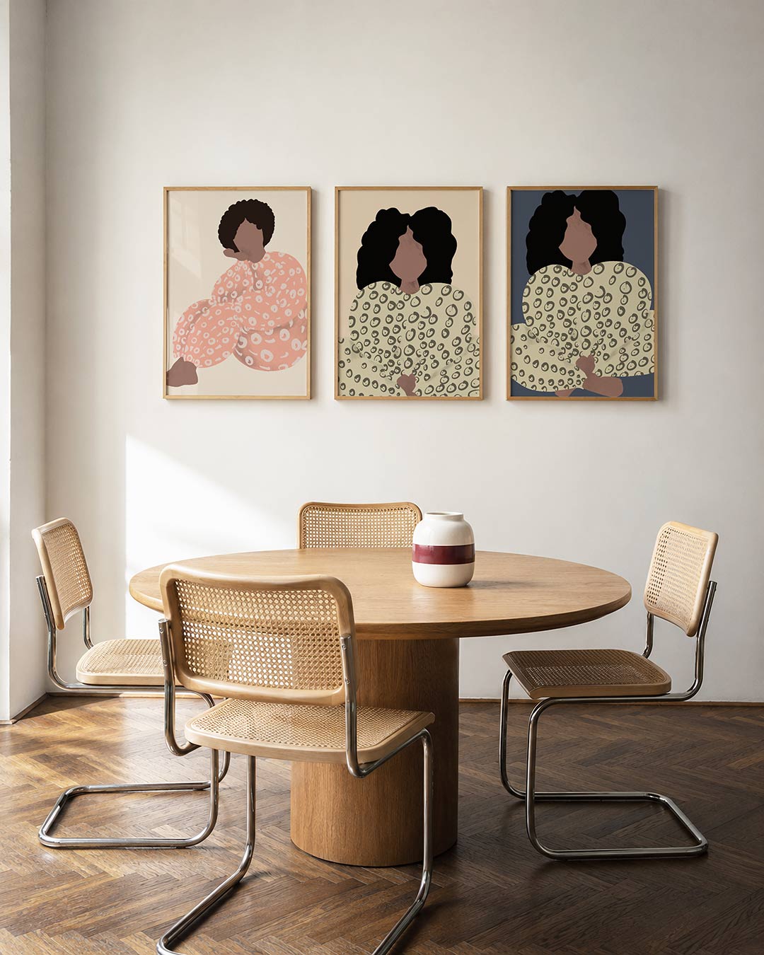 Vorm en kleurenspel Posterset