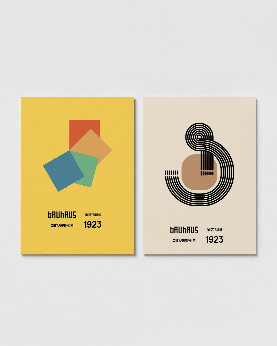 Vorm en kleurvlakken Posterset
