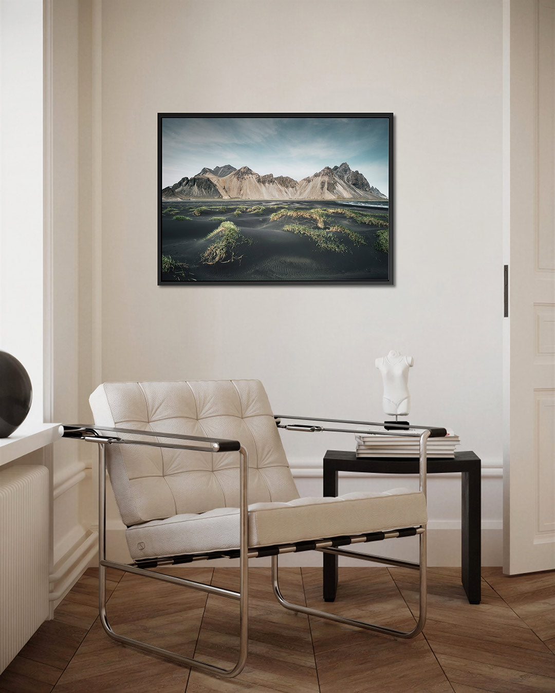 Dramatisch berglandschap Kunstwerk