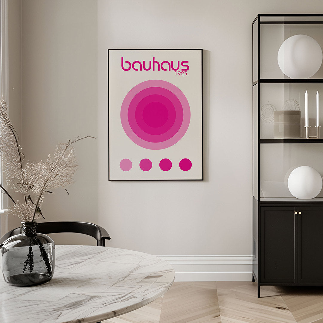 Cirkelvormen en kleur Poster