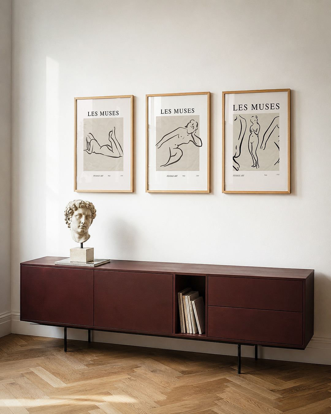 Lijnenspel en vormen Posterset