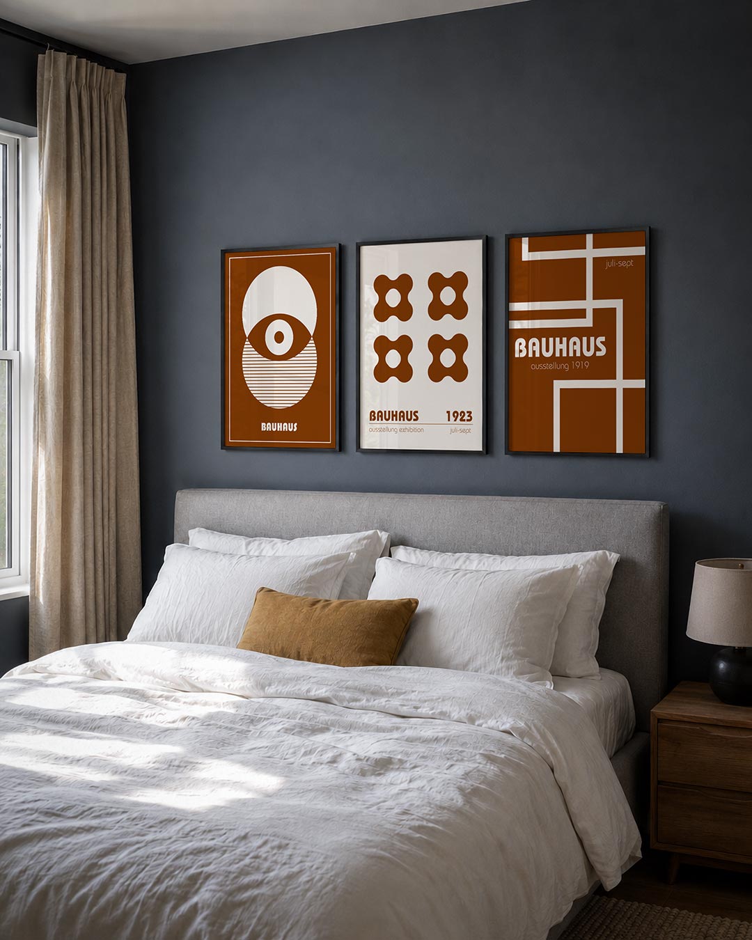 Cirkelritme en lijnen Posterset